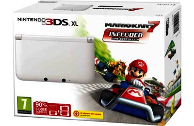 Nintendo 3DS XL Console and Mario Kart 7 Game Bundle Nintendo 3DS XL Console and Mario Kart 7 Game Bundle